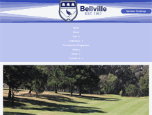 Tablet Screenshot of bellvillegolf.co.za